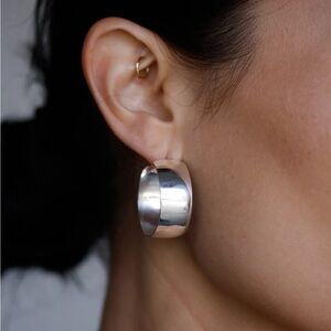 Loren Stewart Silver hoops